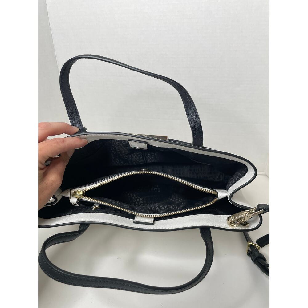 Kate Spade Zuri Handbag Black White - Picture 7 of 10